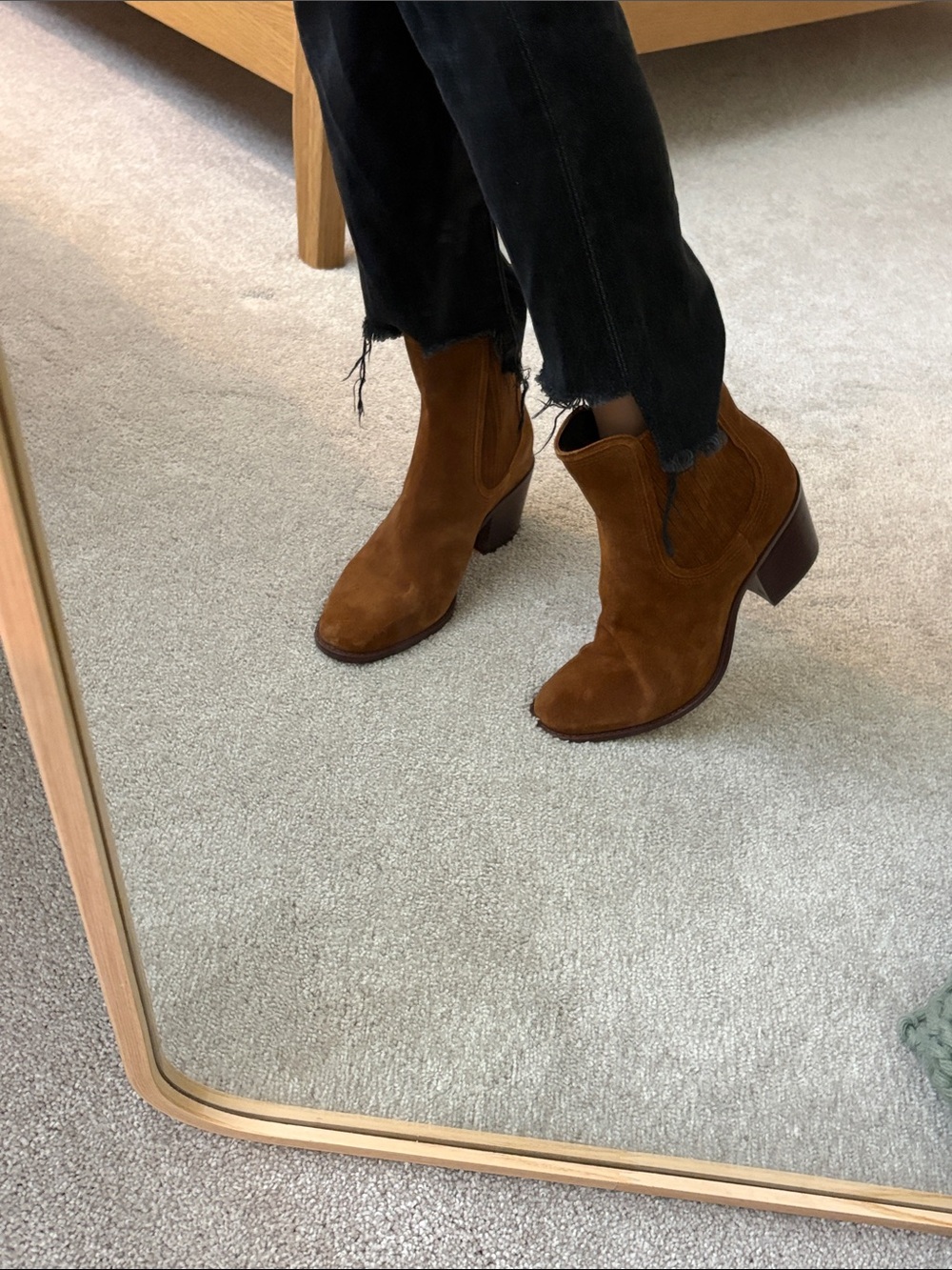 Cole Haan Brown Suede Chelsea Boots